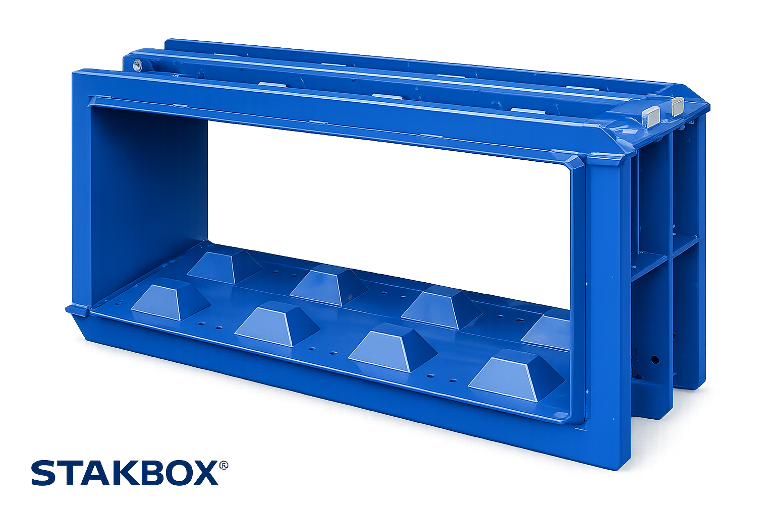 Molde STAKBOX para fabricar bloques modulares de hormigón